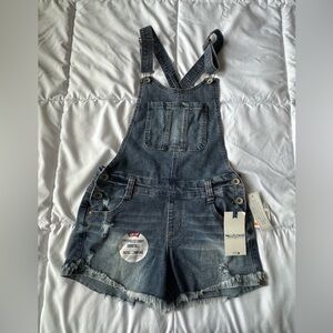Wallflower Women's Denim Bib Overall